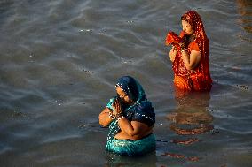 Chhath Puja Festival Observation In India
