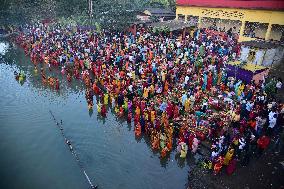 Chhath Puja Festival In Assam