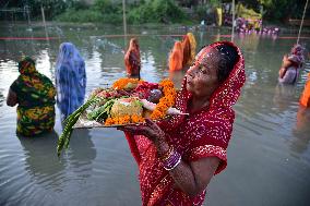 Chhath Puja Festival In Assam