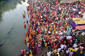 Chhath Puja Festival In Assam