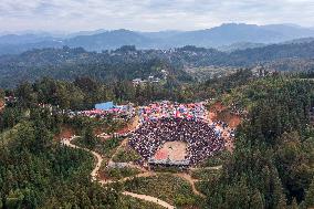 A Bullfight in Congjiang