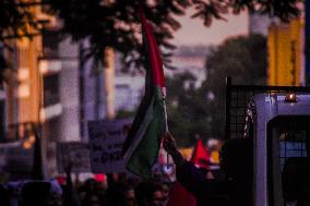 Pro Palestine Rally In Lisbon, Portugal