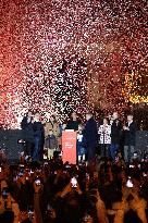 Christmas Lights Launch Champs Elysees 2023