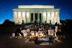 Candlelight Vigil for Gaza in Washington, DC