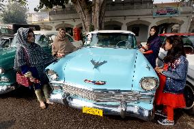 PAKISTAN-PESHAWAR-VINTAGE CAR SHOW