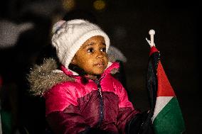 Candlelight Vigil for Gaza in Washington, DC