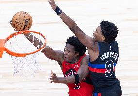 (SP)CANADA-TORONTO-NBA-PISTONS VS RAPTORS