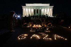 Candlelight Vigil for Gaza in Washington, DC