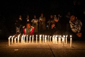 Candlelight Vigil for Gaza in Washington, DC