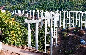 Nuoshui Avenue Construction in Bazhong