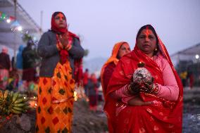 Chhath Puja In Lalitpur, Nepal.