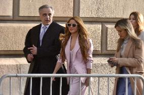 Shakira Stands Trial For Alleged Tax Fraud - Barcelona