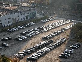 Cars For Sale at An Auto 4S Shop in Yichang
