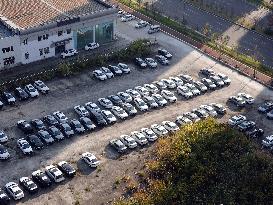 Cars For Sale at An Auto 4S Shop in Yichang