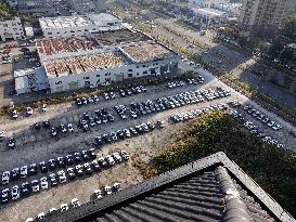 Cars For Sale at An Auto 4S Shop in Yichang