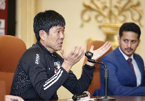 CORRECTED: Football: Japan coach Moriyasu