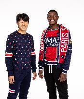 PSG Players Posing With New X-Mas sweater - Paris