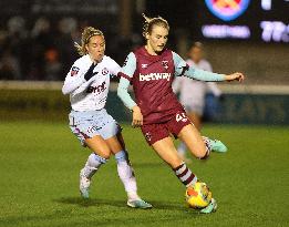 West Ham United v Aston Villa - Barclays Women?s Super League