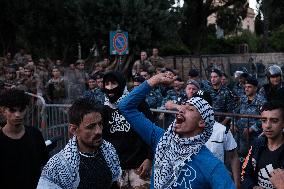 Pro-Palestinian Protest Outside British Embassy In Beirut