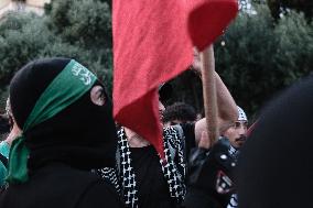 Pro-Palestinian Protest Outside British Embassy In Beirut