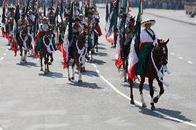 Parade And Commemoration Of The 113th Anniversary Of The Mexican Revolution