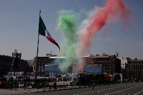 Parade And Commemoration Of The 113th Anniversary Of The Mexican Revolution