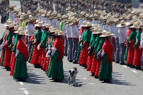 Parade And Commemoration Of The 113th Anniversary Of The Mexican Revolution