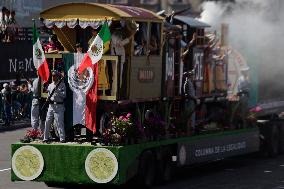 Parade And Commemoration Of The 113th Anniversary Of The Mexican Revolution