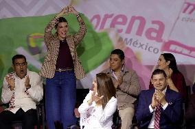 Claudia Sheinbaum Pardo Receives Proof Of Being The Only Pre-candidate For The Presidency Of Mexico