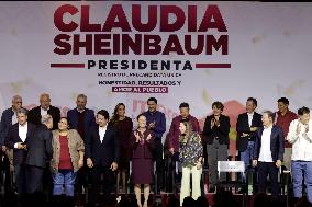 Claudia Sheinbaum Pardo Receives Proof Of Being The Only Pre-candidate For The Presidency Of Mexico