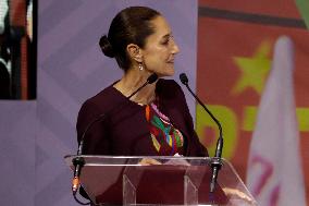 Claudia Sheinbaum Pardo Receives Proof Of Being The Only Pre-candidate For The Presidency Of Mexico