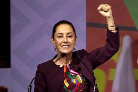 Claudia Sheinbaum Pardo Receives Proof Of Being The Only Pre-candidate For The Presidency Of Mexico