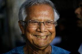 Muhammad Yunus Appears At The Labor Court In Bangladesh