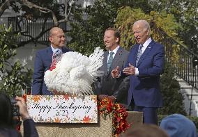 U.S. Pres. Biden pardons turkey
