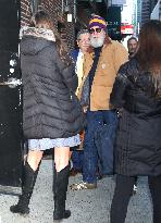 David Letterman Stops By The Late Show - NYC