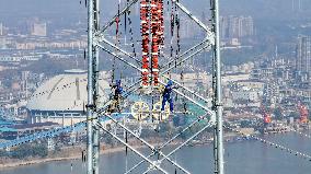 Transmission Towers Across The Yangtze River Upgrade