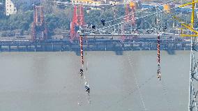 Transmission Towers Across The Yangtze River Upgrade