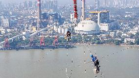 Transmission Towers Across The Yangtze River Upgrade