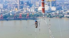 Transmission Towers Across The Yangtze River Upgrade