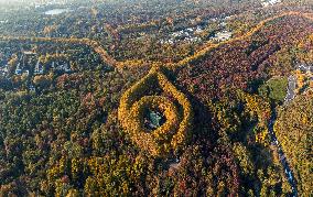 Meiling Palace at Zhongshan Mountain National Park in Nanjing