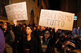 Giulia Cecchetin: Over A Thousand People In Pisa With Non Una Di Meno