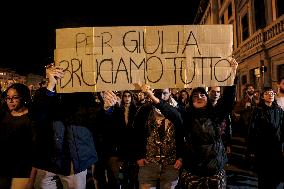 Giulia Cecchetin: Over A Thousand People In Pisa With Non Una Di Meno
