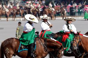 Parade For The 113th Anniversary Of The Mexican Revolution