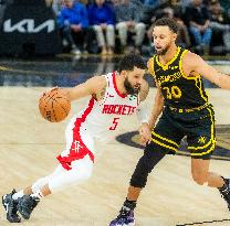 (SP)U.S.-SAN FRANCISCO-BASKETBALL-NBA-WARRIORS VS ROCKETS