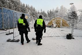 Finland - Russia - Salla border station - migrants