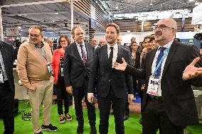 Clement Beaune Visits Solutrans Exhibition - Lyon
