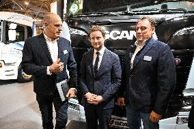 Clement Beaune Visits Solutrans Exhibition - Lyon