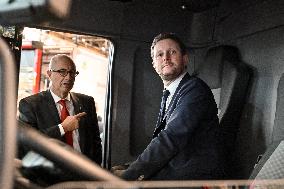 Clement Beaune Visits Solutrans Exhibition - Lyon