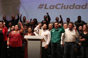 Clara Brugada  Pre-Campaign Rally For Head Of Government Of Mexico City