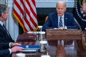 US President Joe Biden outlines efforts to counter the flow of fentanyl into the United States